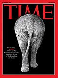 Although not directly related to Bakhta's elephant stunt, Time Magazine's cover shot and story this week reveals how desperate Republicans have become.