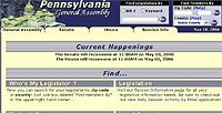 Is the Pennsylvania Legislature's Web site intentionally unintuitive in order to keep interested citizens at bay?