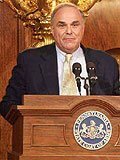 Bully at the pulpit. Ed Rendell claims he's for campaign finance reform even though he's stashed $12 million for his re-election campaign next year.