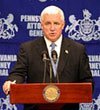 Is Pennsylvania Attorney General Tom Corbett just paying lip service to fighting corruption?